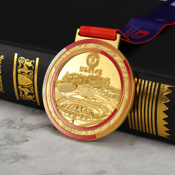 Prilagođene metalne medalje s premazom bojom, cinkov spoj – medalje za maratonsko događanje i dječji sportski dan