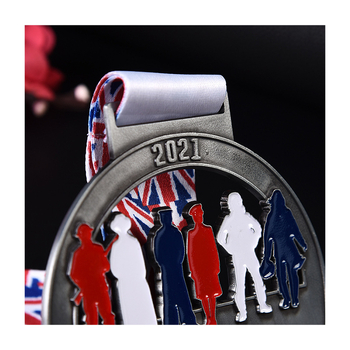 Metalna medalja za maraton – prilagodljiva, s kreativnim dizajnom za školske sportske događaje