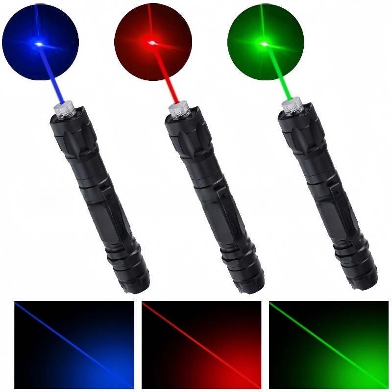 Laser009 crveni, zeleni, plavi i ljubičasti laserski pokazivač i snažna svjetiljka dugog dometa