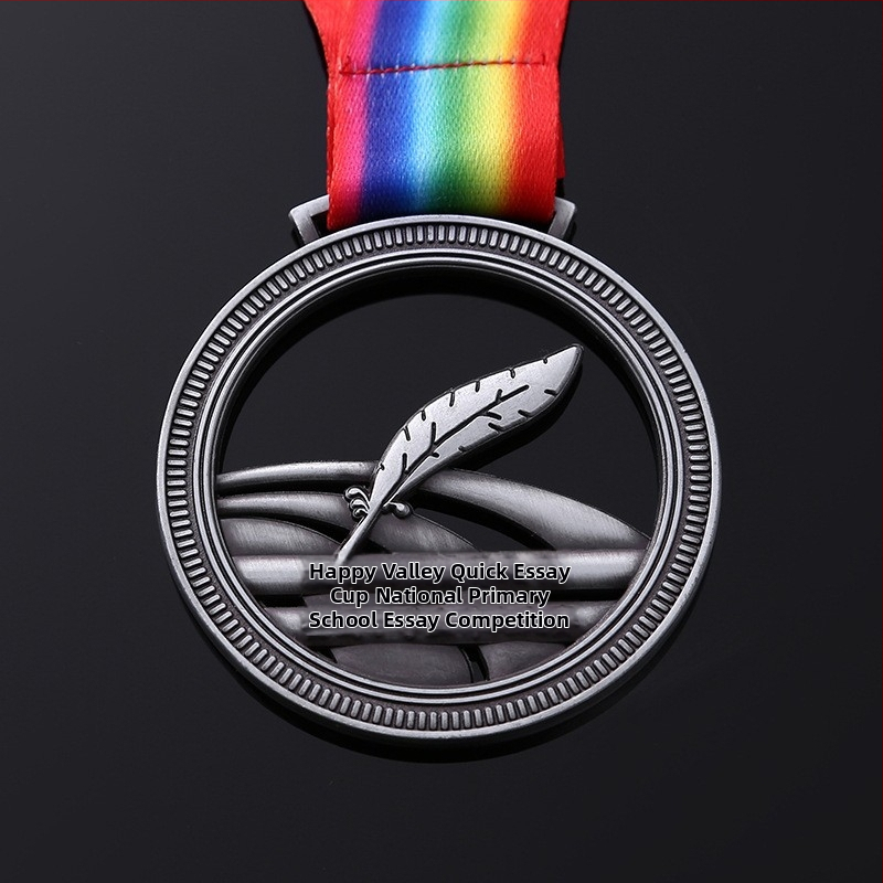 Prilagođene kreativne medalje za školske sportske događaje, počasne ploče, metalne medalje za maratone u zlatnoj, srebrnoj i brončanoj boji — veleprodaja