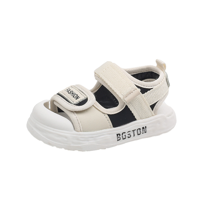 Dječje sandale s Velcro remenom, korejskog stila, zatvoren prst, mekana potplata, unisex, 12–36 mjeseci