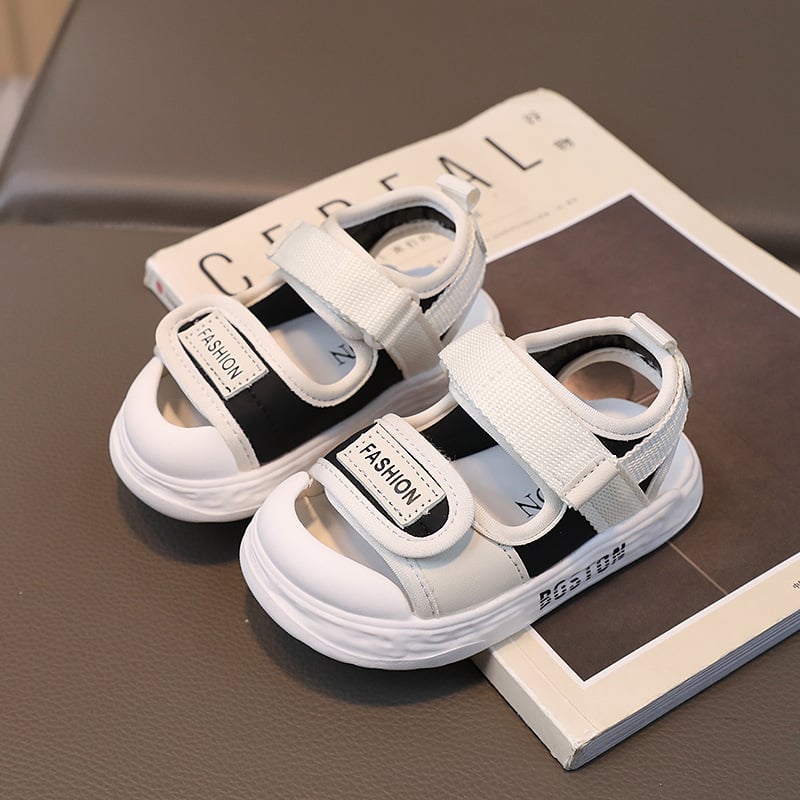 Dječje sandale s Velcro remenom, korejskog stila, zatvoren prst, mekana potplata, unisex, 12–36 mjeseci
