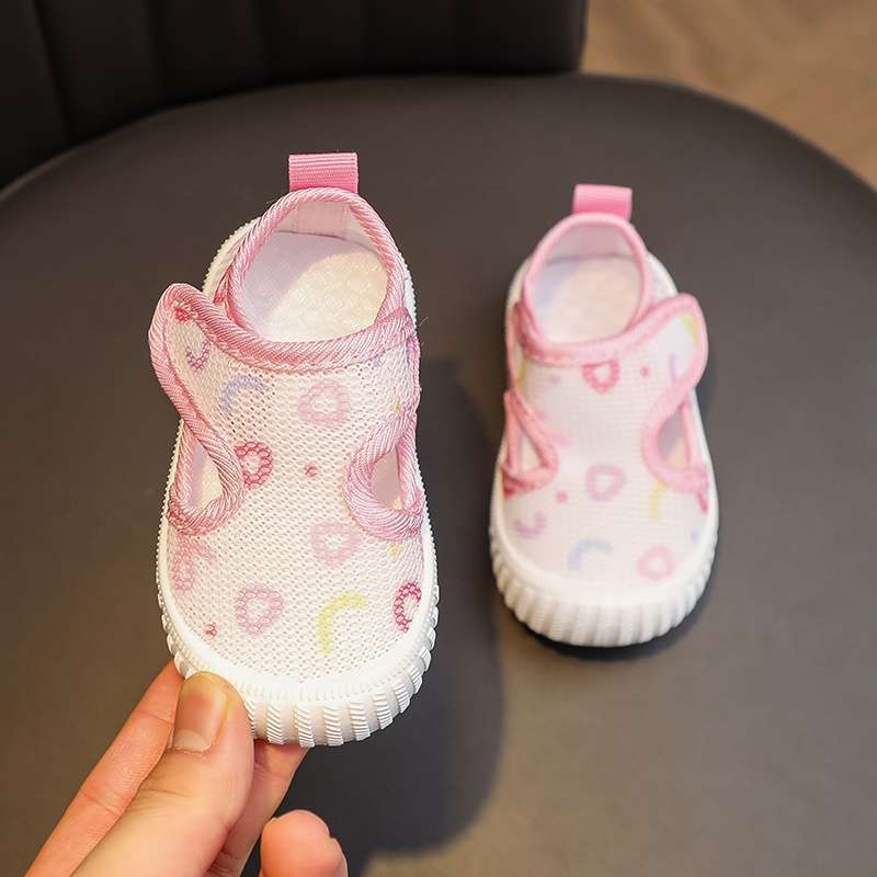 Ljetne prozračne mrežaste cipele za bebe i malu djecu, protuklizne, s izrezima, 0–36 mjeseci