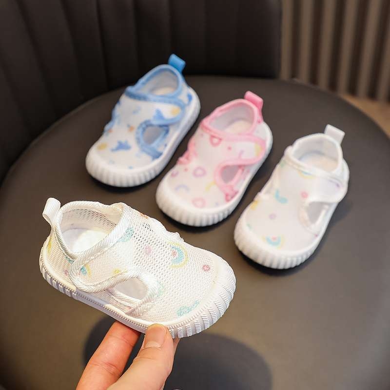 Ljetne prozračne mrežaste cipele za bebe i malu djecu, protuklizne, s izrezima, 0–36 mjeseci