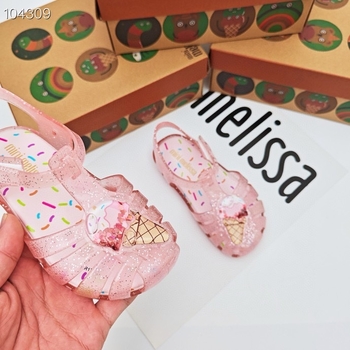 Melissa dječje jelly sandale s mašnicom i sjajnim kristalima