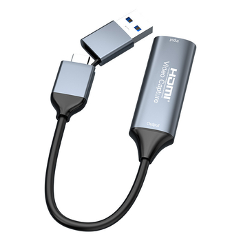 USB-C na HDMI video capture karta, USB 2.0, dva v jednom, 4K pre hry livestreamy