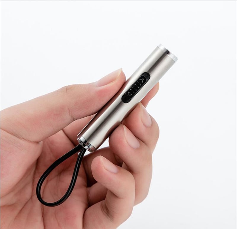 Stilou detector de bani din oțel inoxidabil cu lumină UV, lanternă portabilă compactă și dispozitiv 2 în 1 pentru verificarea banilor