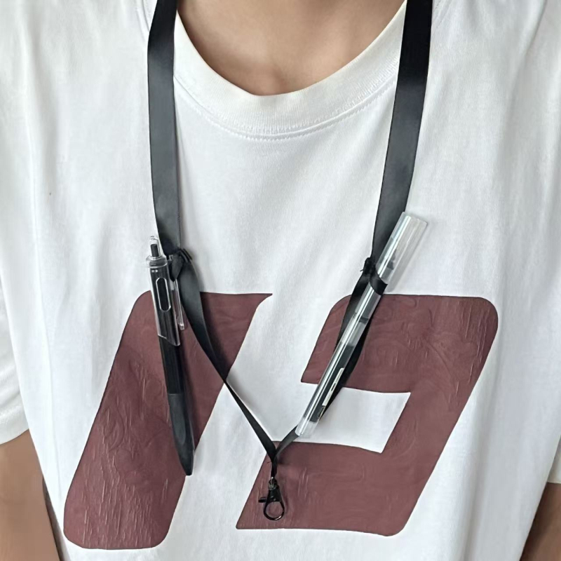 Jednostavan platneni lanyard za značke i olovke, s klipom, držač za naočale