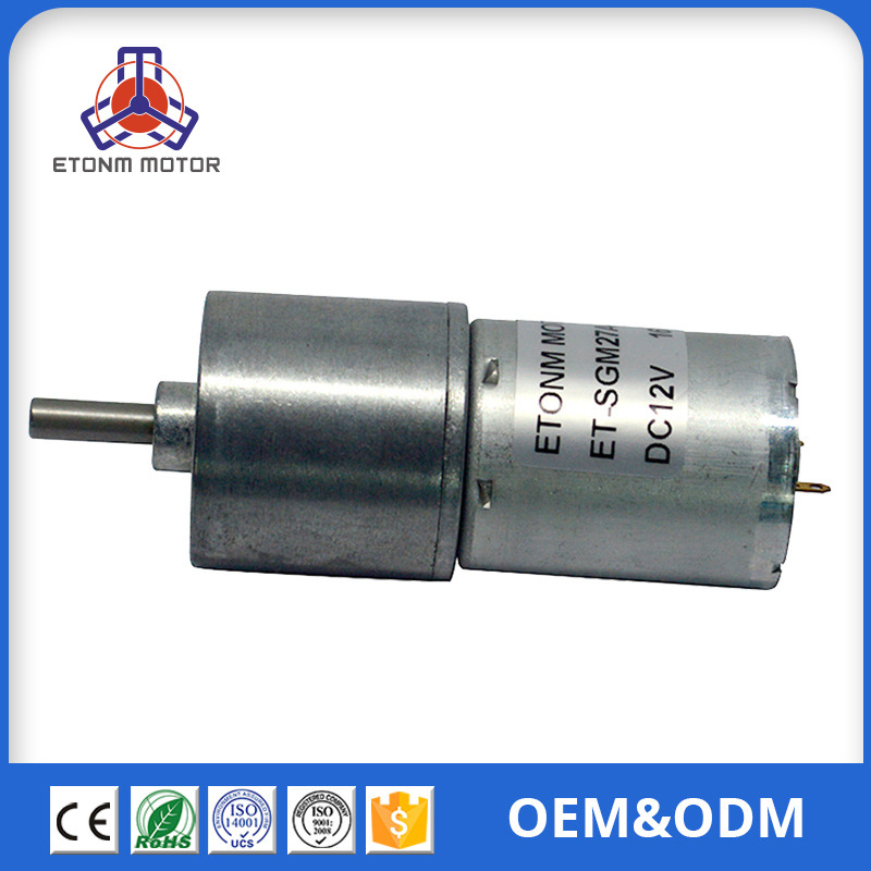 27 mm DC motor s reduktorom za pogone ventila i male pametne uređaje