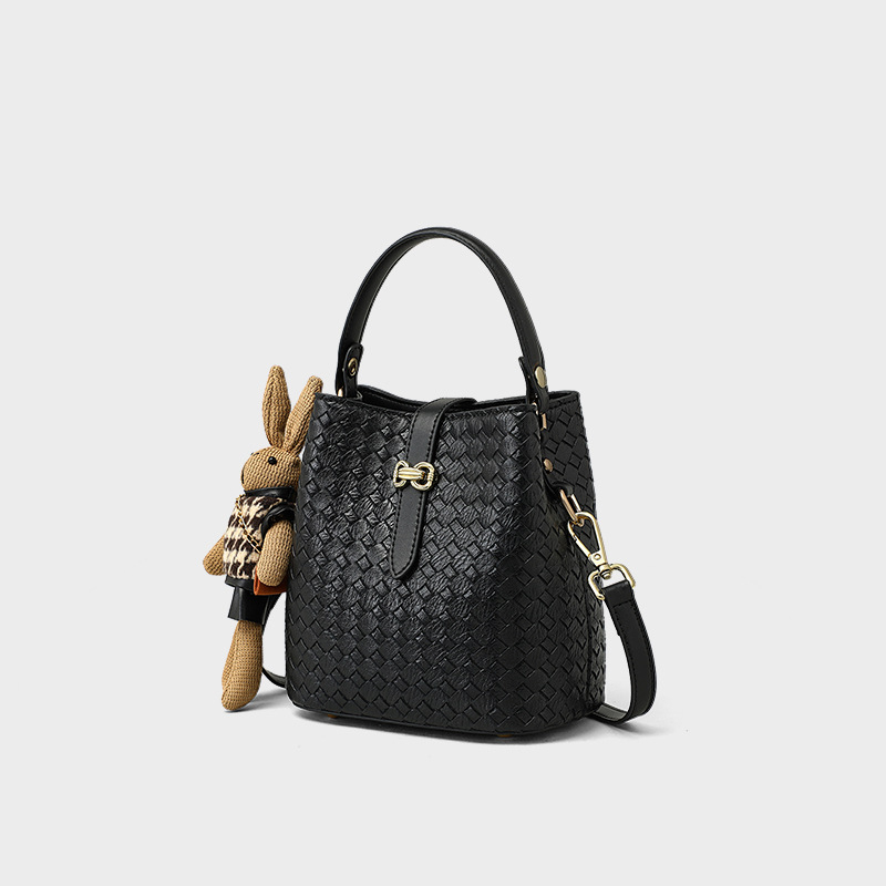 Ženska bucket torba, ljeto 2026, crossbody, pletena, luksuzni modni dodatak