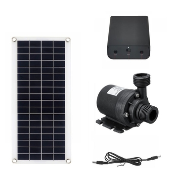 Set exclusiv de pompe solare de apă 10W/30W/12V cu cutie cu baterii, energie nouă, debit mare, pompă verde și ecologică.