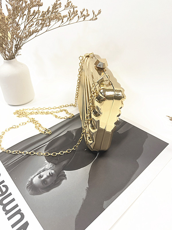 Akril večernja torba s dijagonalnim uzorkom, metalna kvadratna kutija, personalizirani clutch i crossbody torba za mobitel.