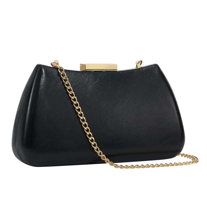 PU kožna večernja torbica za žene – elegantni party clutch, kompaktna kvadratna torba