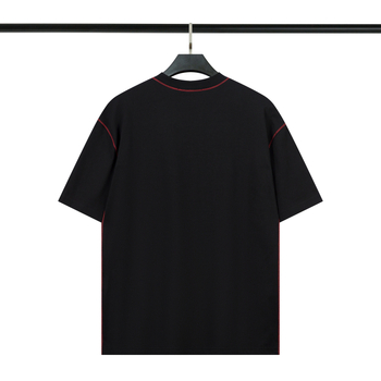 Stone majica s vezenim slovima, kratkim rukavima, okruglim izrezom, labav kroj, unisex, casual
