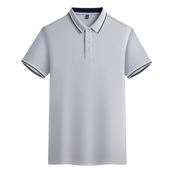 2025 Polo s kratkim rukavima od Ice Silk, s reverom i gumbima, muška luksuzna majica