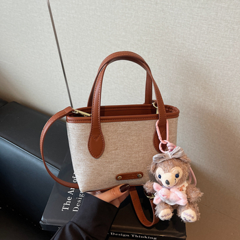 Ženska crossbody torba s color-block uzorkom, 2025 novi model, casual teksturirana mala torba za rameno