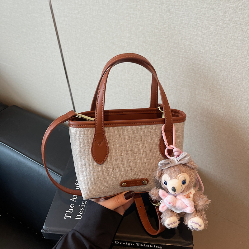 Ženska crossbody torba s color-block uzorkom, 2025 novi model, casual teksturirana mala torba za rameno