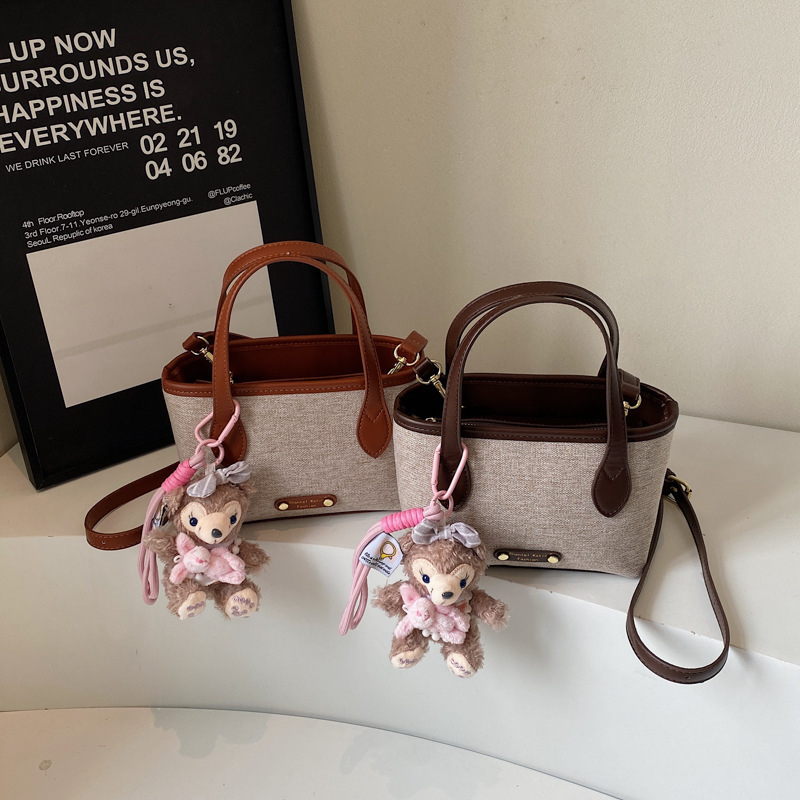 Ženska crossbody torba s color-block uzorkom, 2025 novi model, casual teksturirana mala torba za rameno