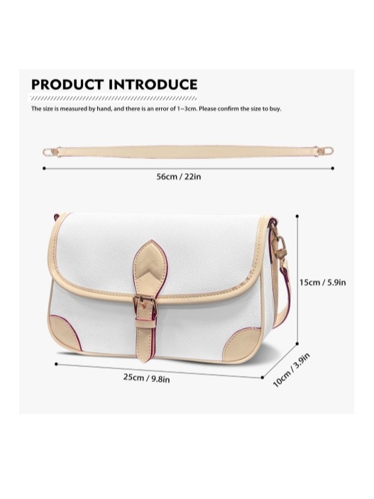 Ženska casual crossbody torba s prilagođenim printom prema vašoj slici