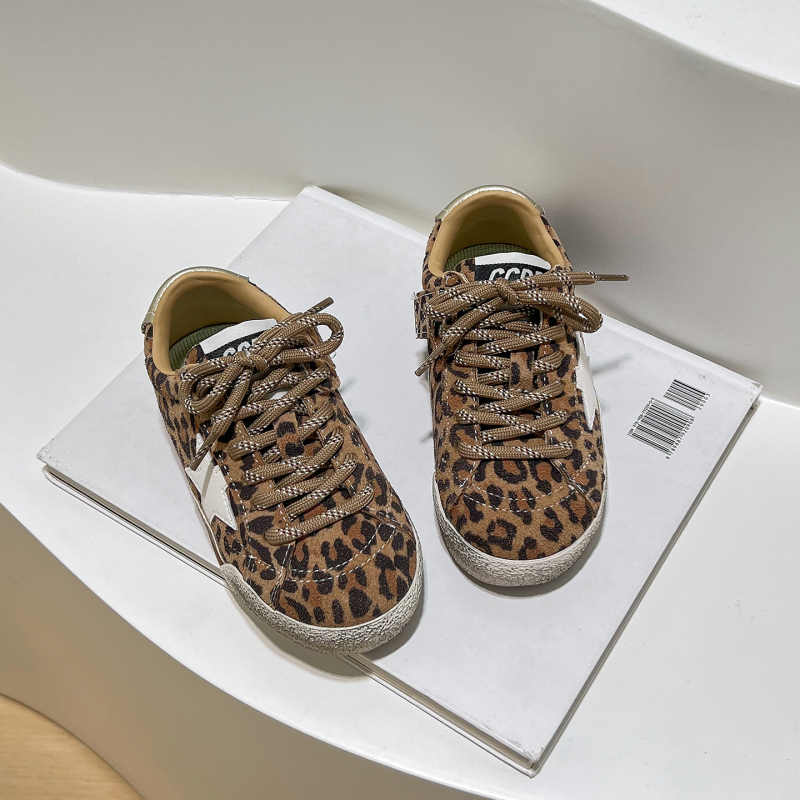 Dječje sportske tenisice s leopard uzorkom, mekana potplata, zatvaranje na Velcro, unisex
