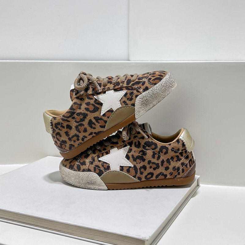 Dječje sportske tenisice s leopard uzorkom, mekana potplata, zatvaranje na Velcro, unisex