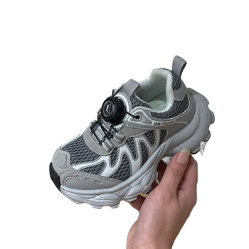 Dječje sportske tenisice s mekanom potplatom i protukliznom podlogom, novi model za proljeće-jesen 2026, unisex dad sneakers s okretljivom kopčom za trčanje