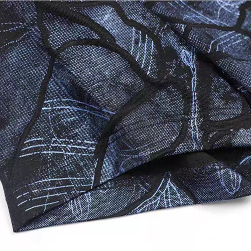 Muško T-shirt s V-izrezom, kratki rukav, ljetni casual stil, mješavina ice-silk i pamuka, digitalni print, brzo sušenje, prozračan