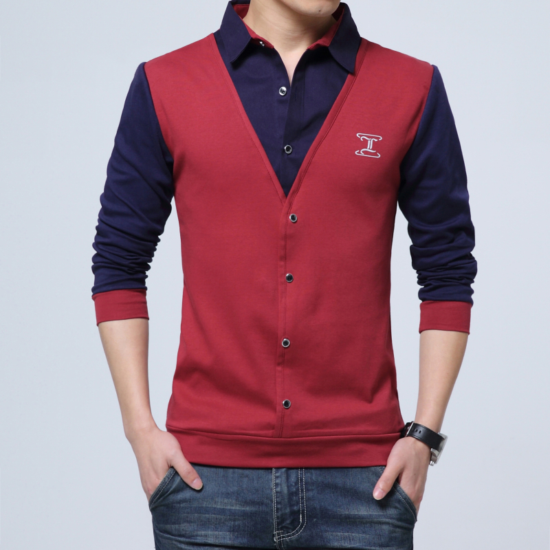 Muška jakna-košulja s flis podstavom, casual, jednobojna, slim fit, dugi rukavi
