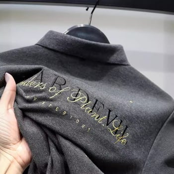 Moderna muška ljetna polo majica s izvezenim detaljem, pamuk, kratki rukav, poslovni casual B1DBB2217