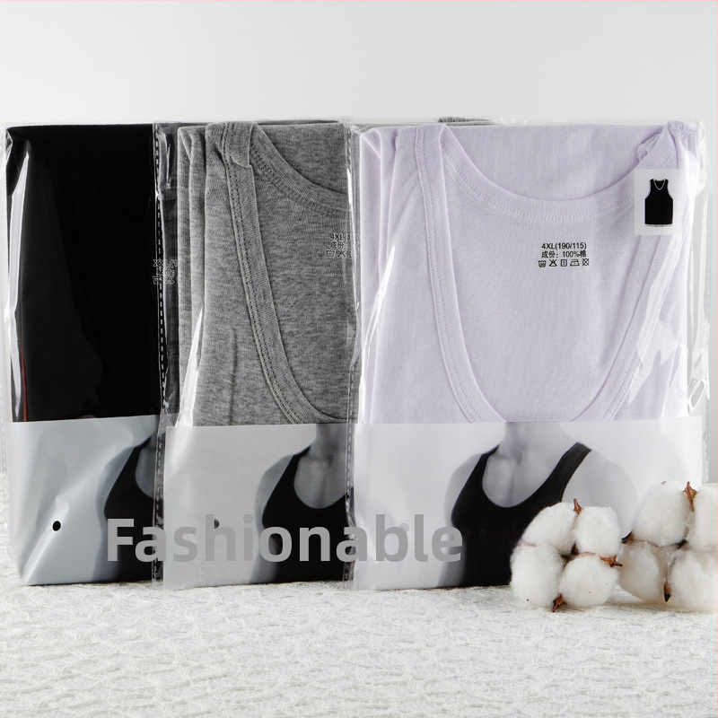Muški pamučni tank top za sport, uski kroj, bazni sloj, plus veličina, ljeto