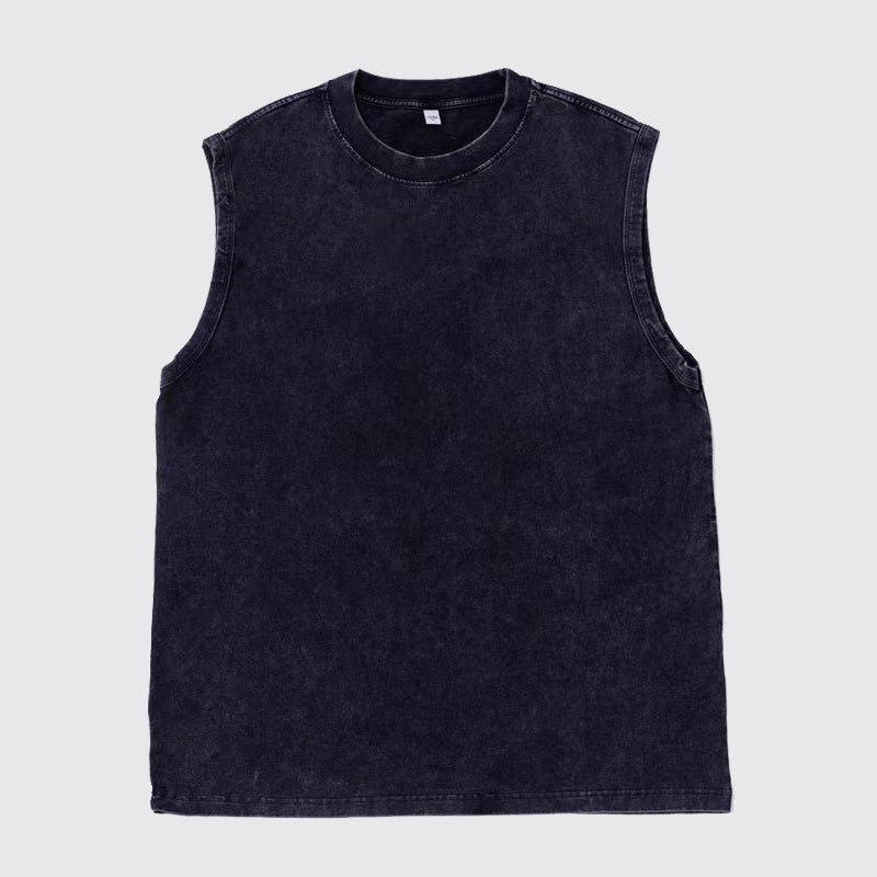 Muška pamučna bez rukava veste – batik otisak, retro stil, proljeće 2025.