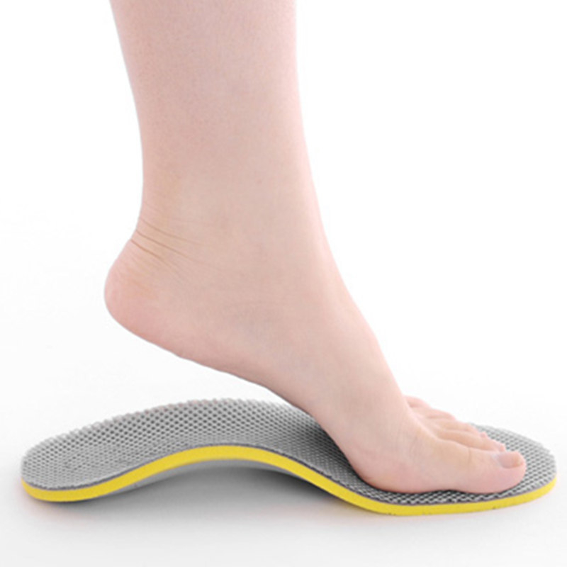 Ortopedska uloška s podrškom luka za plochu stopala, cijela dužina, model XD-111, PVC s prozračnim pamukom i trodijelnom mrežom, unisex, casual obuća, veličine 35–46