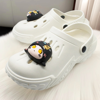 Slatka 3D Bubble Mart lutka za DIY ukrase Crocs cipele