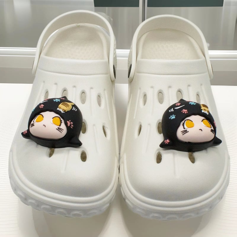 Slatka 3D Bubble Mart lutka za DIY ukrase Crocs cipele
