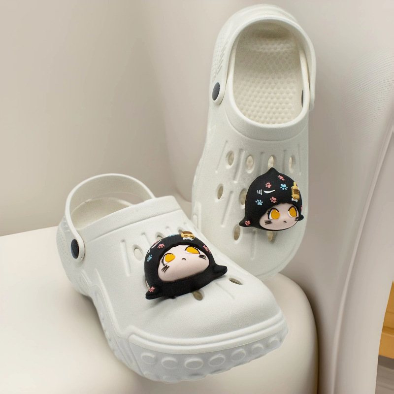 Slatka 3D Bubble Mart lutka za DIY ukrase Crocs cipele