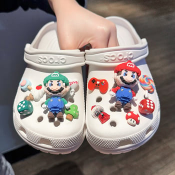 Dodatak za obuću Crocs stila: DIY Mario crtić, slatke školske kopče, ukrasne kopče za obuću