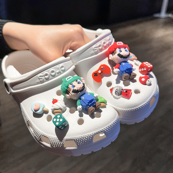 Dodatak za obuću Crocs stila: DIY Mario crtić, slatke školske kopče, ukrasne kopče za obuću