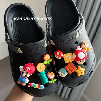 Crocs dodaci: DIY Mario i gljiva kopče za papuče – odvojive ukrasne kopče