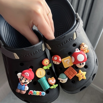 Crocs dodaci: DIY Mario i gljiva kopče za papuče – odvojive ukrasne kopče