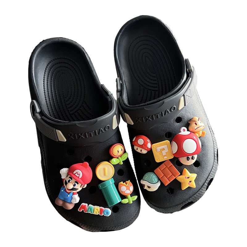 Crocs dodaci: DIY Mario i gljiva kopče za papuče – odvojive ukrasne kopče