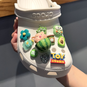 Patty Bear dekorativna kopča za Crocs stil cipela, DIY dodatak s cvjetnim motivom za žene