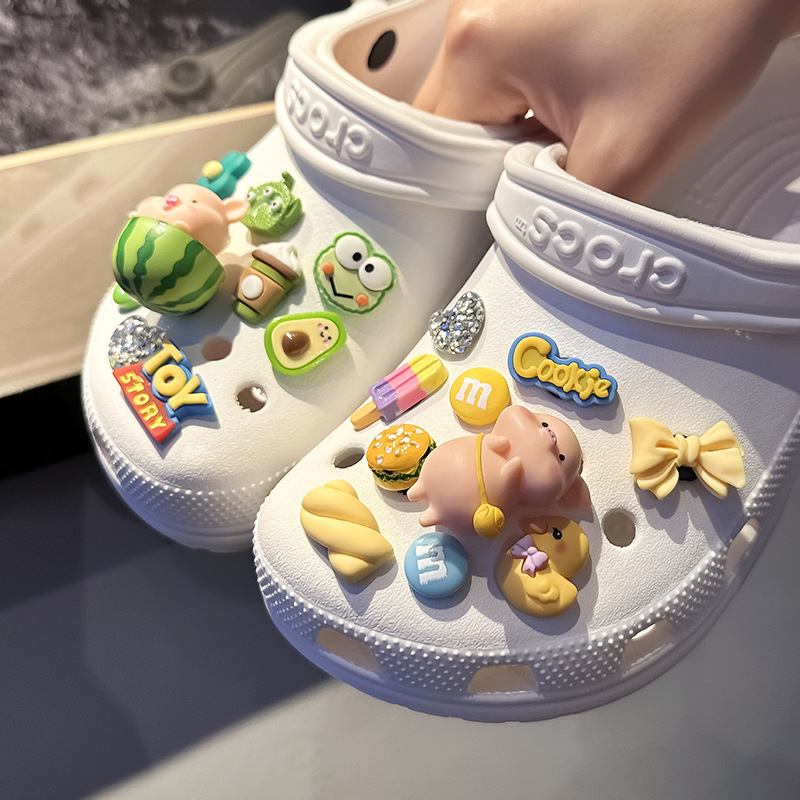 Patty Bear dekorativna kopča za Crocs stil cipela, DIY dodatak s cvjetnim motivom za žene