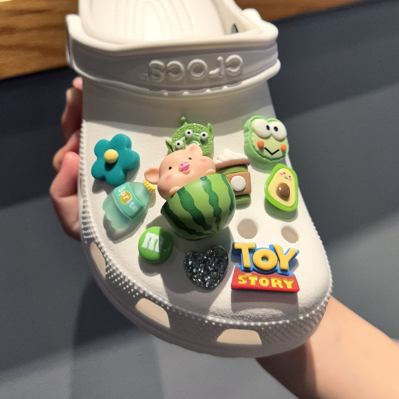 Patty Bear dekorativna kopča za Crocs stil cipela, DIY dodatak s cvjetnim motivom za žene
