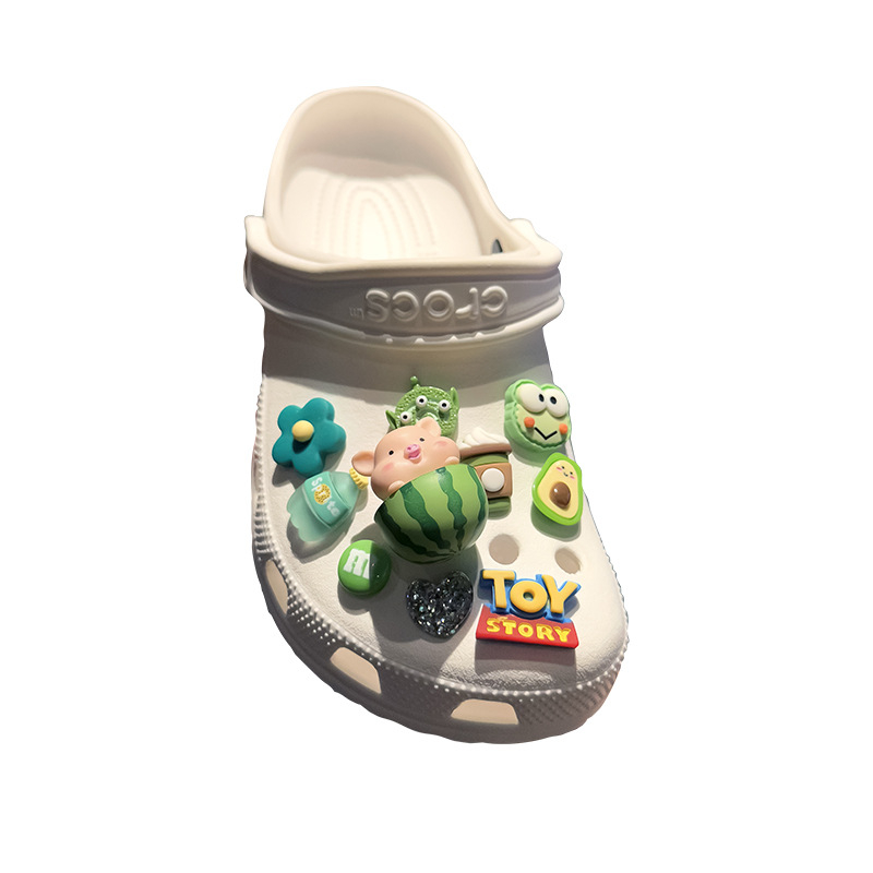 Patty Bear dekorativna kopča za Crocs stil cipela, DIY dodatak s cvjetnim motivom za žene
