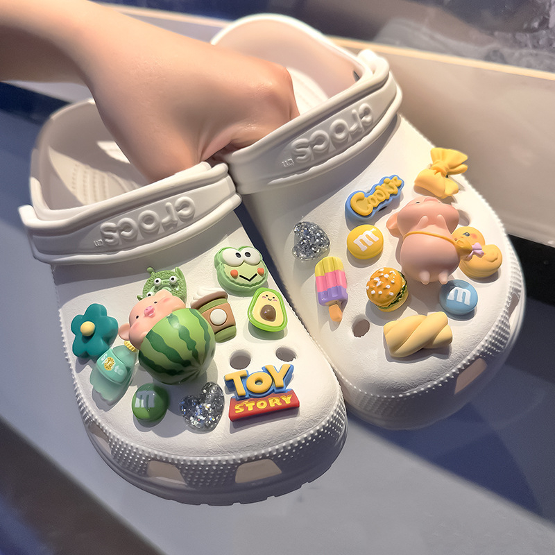 Patty Bear dekorativna kopča za Crocs stil cipela, DIY dodatak s cvjetnim motivom za žene