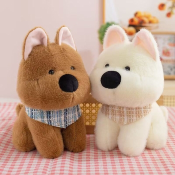 Plišano štene West Highland White Terrier, 8 inča / 25 cm, mekani pliš, meka igračka