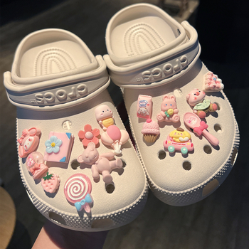 Candy Bear Cartoon Kopča DIY – Dodaci za cipele s rupama, ukras gornjeg dijela Carlochi papuča
