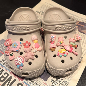Candy Bear Cartoon Kopča DIY – Dodaci za cipele s rupama, ukras gornjeg dijela Carlochi papuča