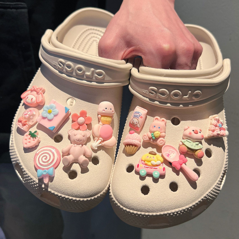 Candy Bear Cartoon Kopča DIY – Dodaci za cipele s rupama, ukras gornjeg dijela Carlochi papuča