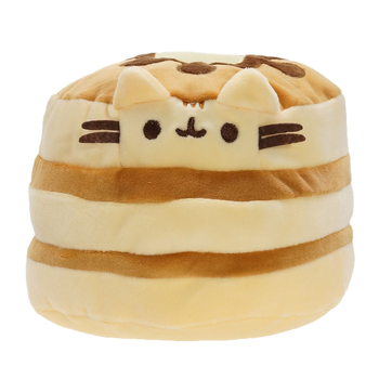 Plišano mače s motivima torte, keksi, čaja s mlijekom i krofne
